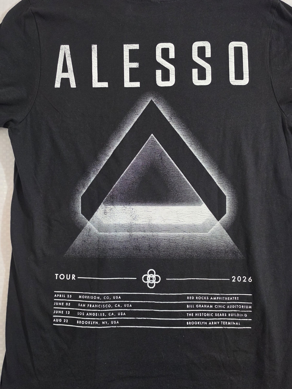 Authentic Alesso 2026 USA Tour T-Shirt - Size Large (Excellent Condition)